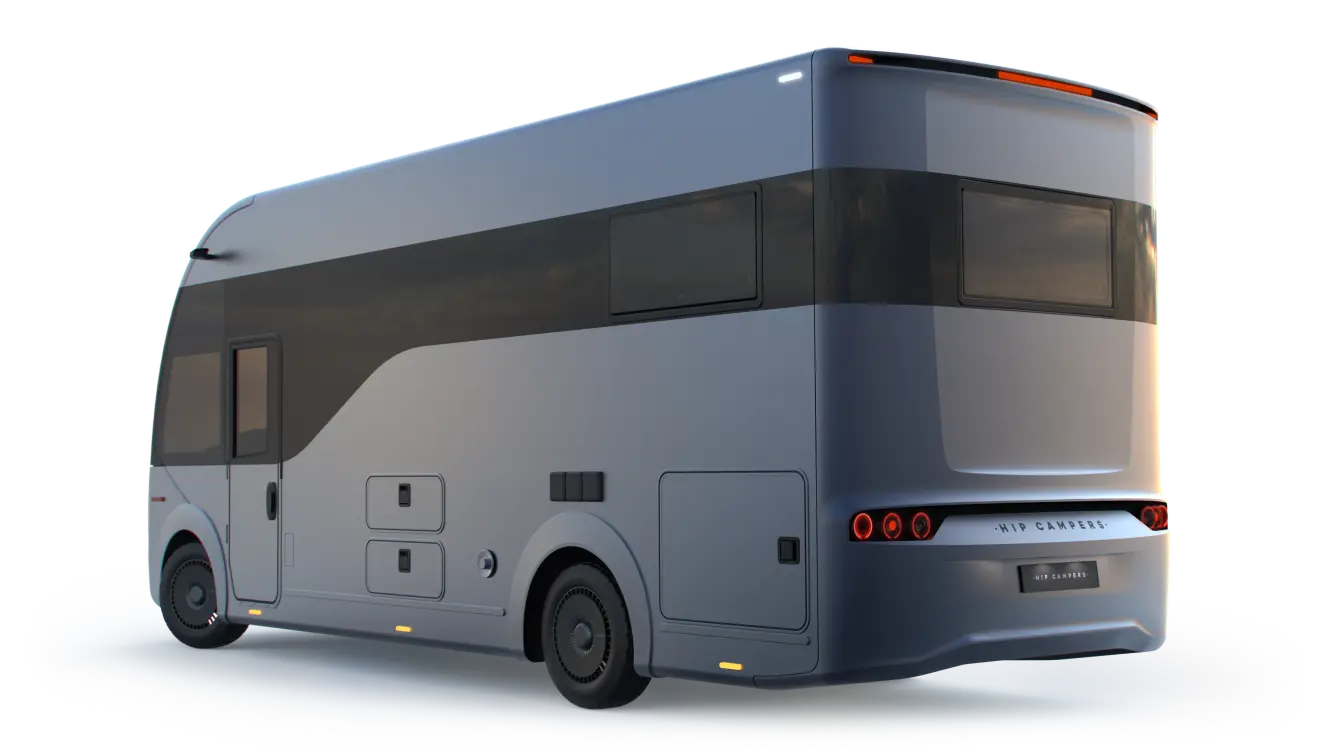 HIP Campers 4Family Rear-Side View HIP Campers 4Family Rear-Side View